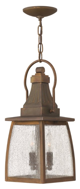 Foto para 15w Outdoor Montauk LED Clear Seedy Sienna Hanging