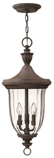 Picture of 40w Outdoor Oxford CAND Clear Optic Midnight Bronze Hanging