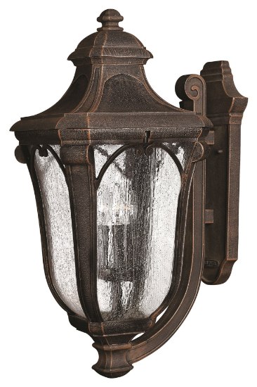 Picture of 40w Outdoor Trafalgar CAND Clear Seedy Mocha Extra Large Wall Mount