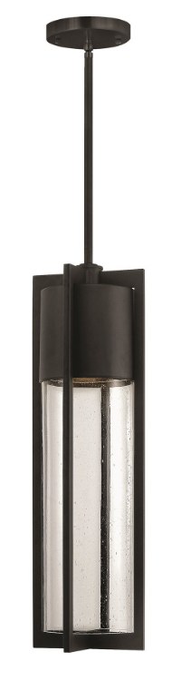 Foto para 15w Outdoor Shelter LED Clear Seedy Black Hanging