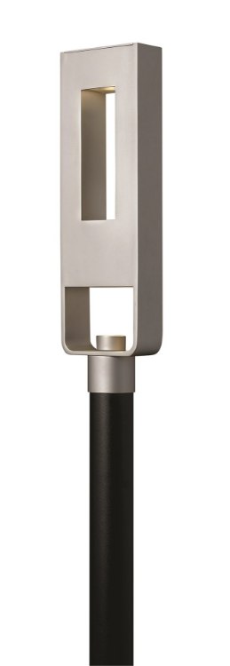 Picture of 11w Outdoor Atlantis LED Etched Glass Lens Titanium Post Top/ Pier Mount