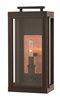 Picture of 60w Outdoor Sutcliffe CAND Clear Oil Rubbed Bronze Small Wall Mount