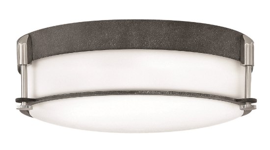 Picture of 60w Foyer Colbin MED Aged Zinc Flush Mount