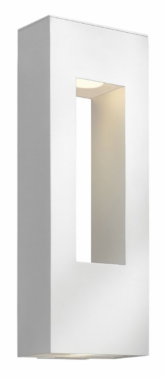 Foto para 11w Outdoor Atlantis LED Etched Glass Lens Satin White Landscape Path