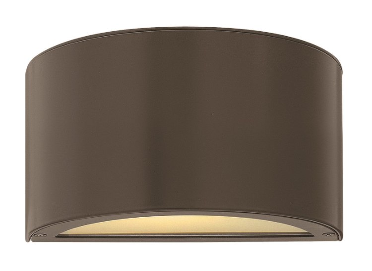 Picture of 7.5w Outdoor Luna LED Etched Lens Bronze Small Wall Mount