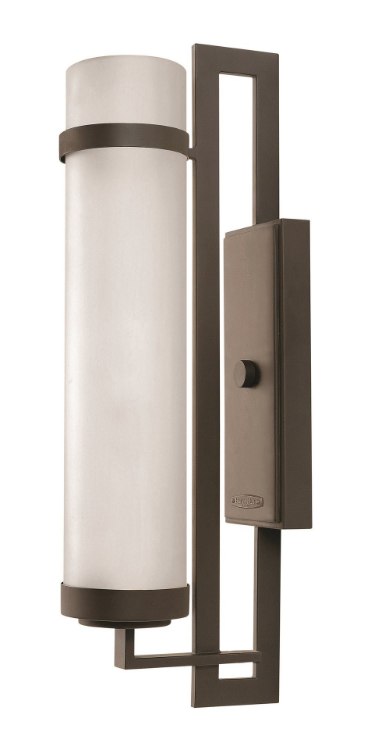Foto para 100w Outdoor Cordillera MED Cased Opal Sandblasted Buckeye Bronze Large Wall Mount