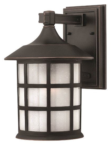 Picture of 15w Outdoor Freeport LED Etched Seedy Olde Penny Medium Wall Mount