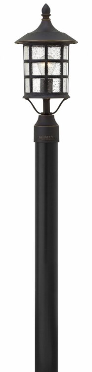 Foto para 100w Outdoor Freeport MED Clear Seedy Oil Rubbed Bronze Post Top/ Pier Mount