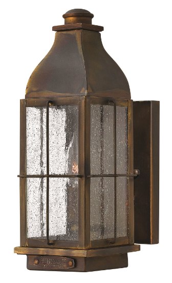 Picture of 60w Outdoor Bingham CAND Clear Seedy Sienna Small Wall Mount