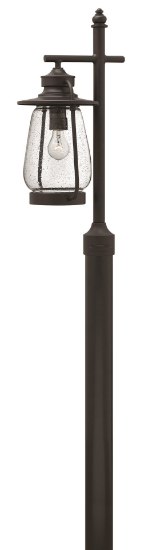 Picture of 100w Outdoor Calistoga MED Clear Seedy Spanish Bronze Post Top/ Pier Mount