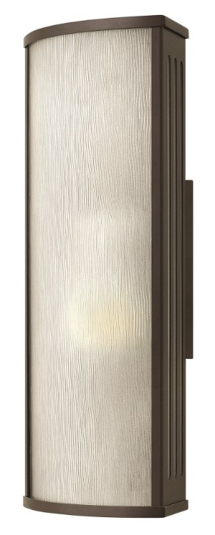 Foto para 100w Outdoor District MED Etched Rain Bronze Medium Wall Mount