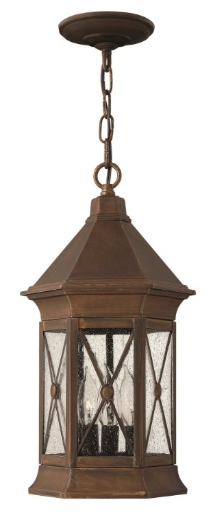 Foto para 60w Outdoor Brighton CAND Clear Seedy Sienna Hanging