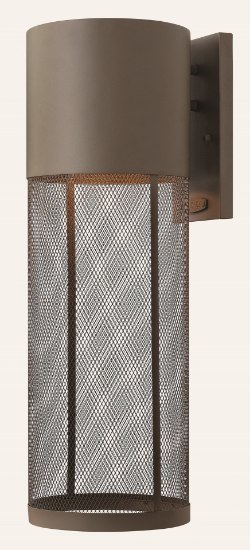 Foto para 15w Outdoor Aria LED Buckeye Bronze Large Wall Mount