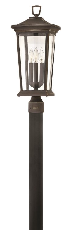Picture of 60w Outdoor Bromley CAND Clear Oil Rubbed Bronze Post Top/ Pier Mount