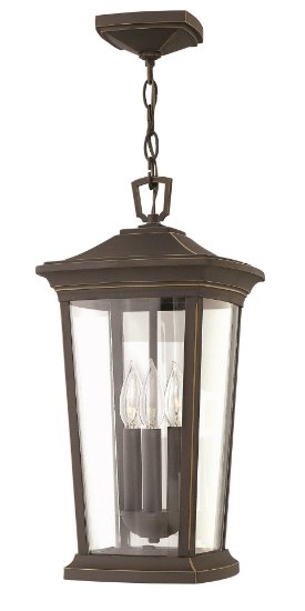 Picture of 60w Outdoor Bromley CAND Clear Oil Rubbed Bronze Hanging