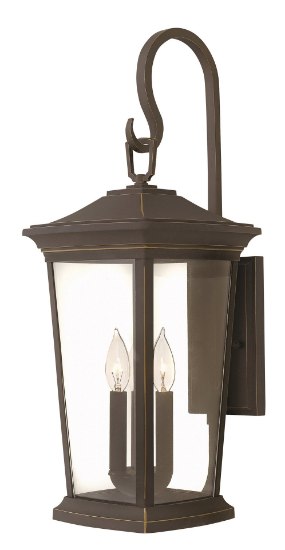 Picture of 60w Outdoor Bromley CAND Clear Oil Rubbed Bronze Medium Wall Mount