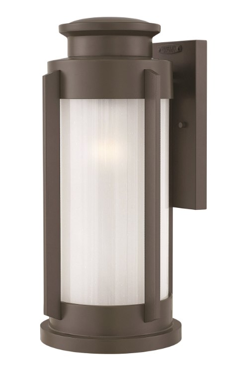 Picture of 100w Outdoor Briggs MED Etched Seedy Buckeye Bronze Large Wall Mount