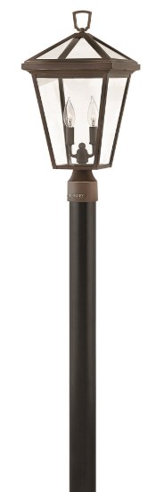 Picture of 60w Outdoor Alford Place CAND Clear Oil Rubbed Bronze Post Top/ Pier Mount