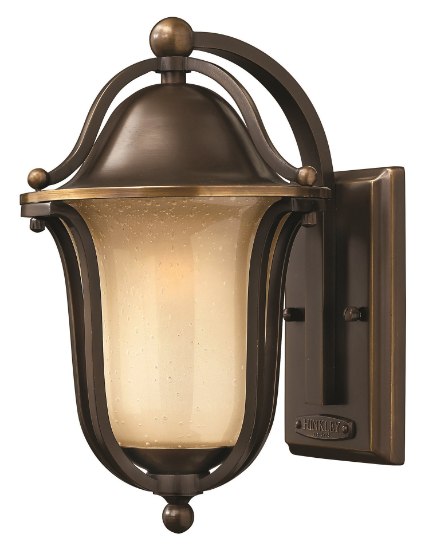 Picture of 60w Outdoor Bolla MED Light Amber Seedy Olde Bronze Small Wall Mount