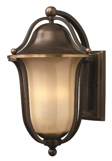 Picture of 15w Outdoor Bolla LED Light Amber Seedy Olde Bronze Large Wall Mount