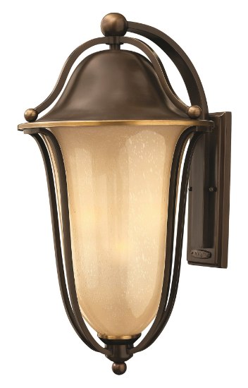 Foto para 40w Outdoor Bolla CAND Light Amber Seedy Olde Bronze Extra Large Wall Mount