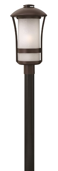 Foto para 100w Outdoor Chandler MED Etched Seedy Anchor Bronze Post Top/ Pier Mount