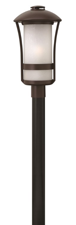 Foto para 100w Outdoor Chandler MED Etched Seedy Anchor Bronze Post Top/ Pier Mount