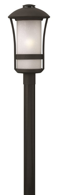 Foto para 100w Outdoor Chandler MED Etched Seedy Black Post Top/ Pier Mount