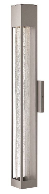 Picture of 35w Outdoor Vapor GU-10 Crackle Titanium Large Wall Mount