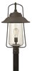 Picture of 100w Outdoor Belden Place MED Clear Oil Rubbed Bronze Post Top/ Pier Mount