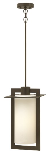 Picture of 15w Outdoor Colfax LED Etched Opal Bronze Hanging