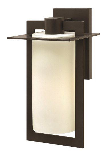 Foto para 100w Outdoor Colfax MED Etched Opal Bronze Medium Wall Mount