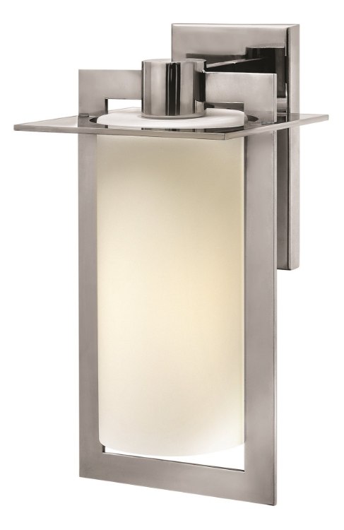 Foto para 100w Outdoor Colfax MED Etched Opal Polished Stainless Steel Medium Wall Mount