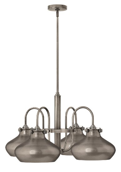 Foto para 100w Chandelier Congress MED Antique Nickel Stem Hung Downlight