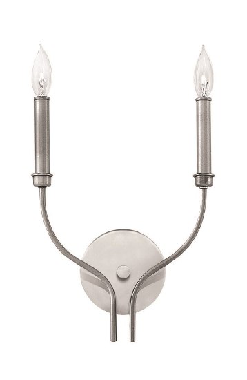 Foto para 60w Sconce Alister CAND Antique Nickel Two Light Sconce