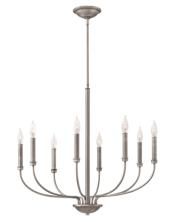 Picture of 60w Chandelier Alister CAND Antique Nickel Single Tier