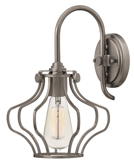 Foto para 100w Sconce Congress MED Antique Nickel