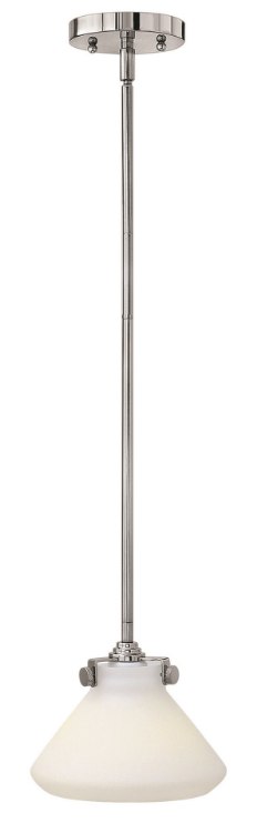 Foto para 100w Mini-Pendant Congress MED Etched Opal Chrome