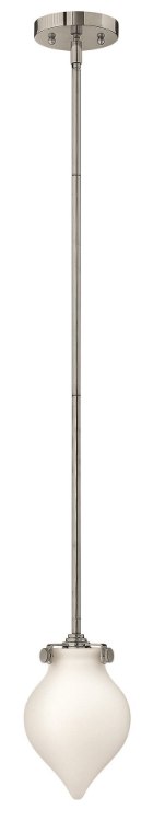 Foto para 100w Mini-Pendant Congress MED Etched Opal Chrome