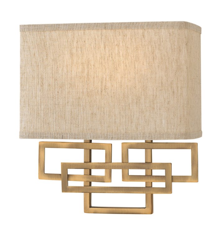 Picture of 60w Sconce Lanza CAND Brushed Bronze Two Light Sconce