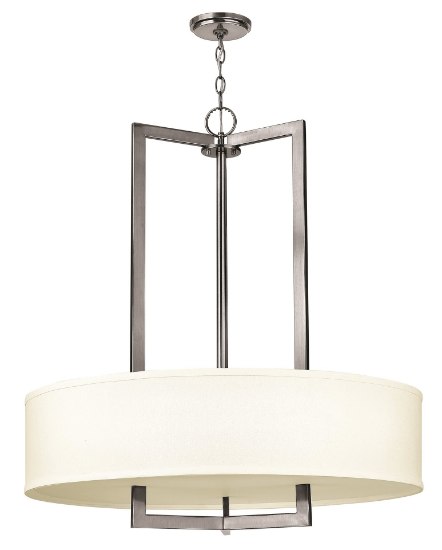 Picture of 100w Foyer Hampton MED Antique Nickel Inverted Pendant