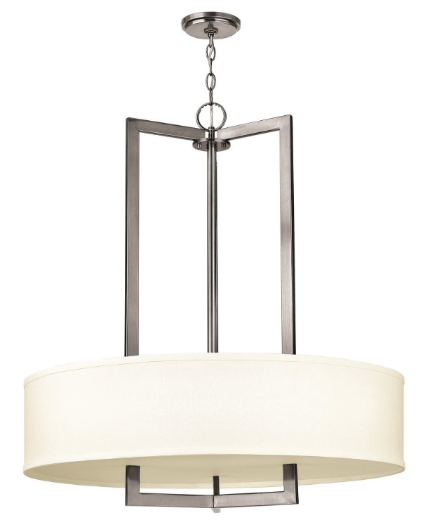 Picture of 48w Foyer Hampton LED Antique Nickel Inverted Pendant