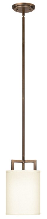 Foto para 100w Mini-Pendant Hampton MED Brushed Bronze Stem Hung Pendant
