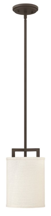 Foto para 100w Mini-Pendant Hampton MED Buckeye Bronze Stem Hung Pendant