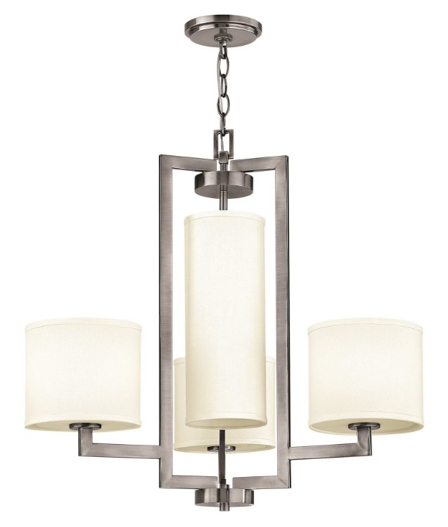 Picture of 100w Chandelier Hampton MED Antique Nickel Single Tier