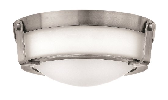 Picture of 60w Foyer Hathaway MED Etched Antique Nickel Flush Mount