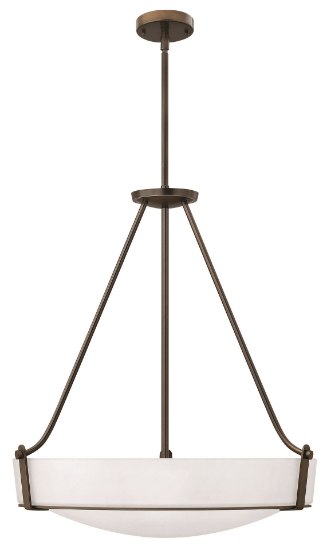 Picture of 64w Foyer Hathaway LED Etched Olde Bronze Stem Hung Foyer