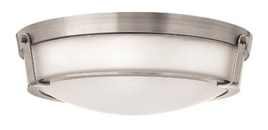 Picture of 60w Foyer Hathaway MED Etched Antique Nickel Flush Mount