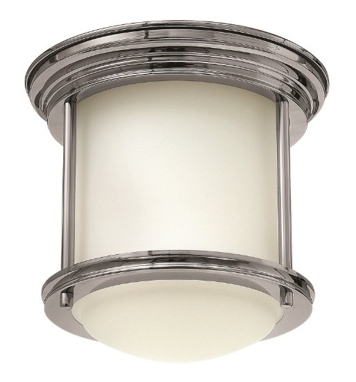 Picture of 100w Foyer Hadley MED Etched Opal Chrome Flush Mount