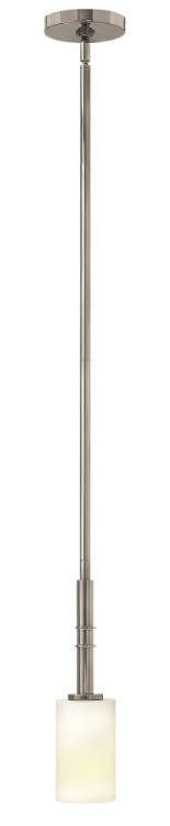 Foto para 100w Mini-Pendant Margeaux MED Etched Opal Polished Nickel